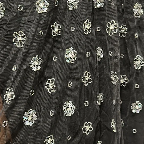 Needle and thread black sequin top - Picture 3 of 6